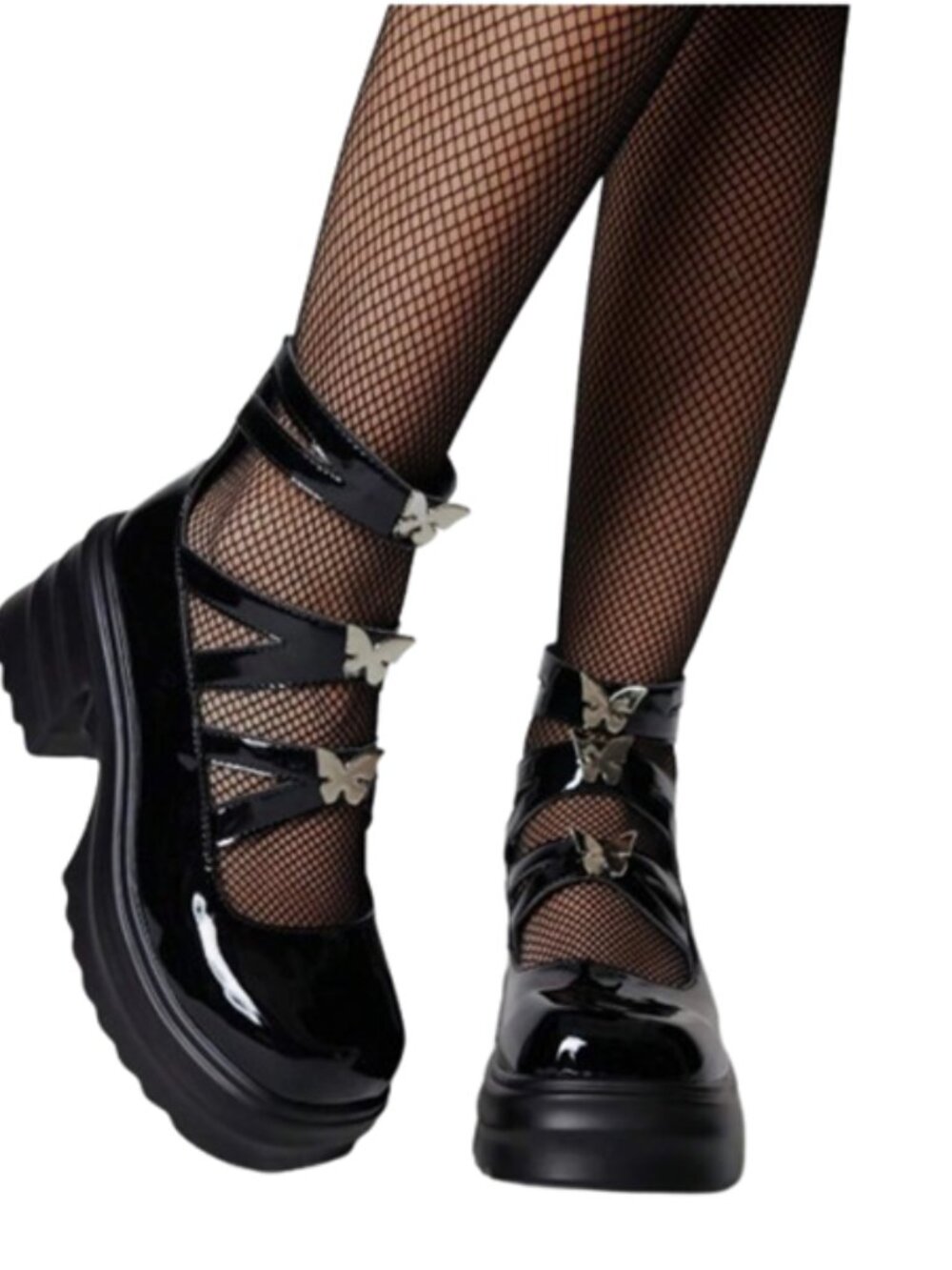 Chunky Platform Mary Jane Shoes